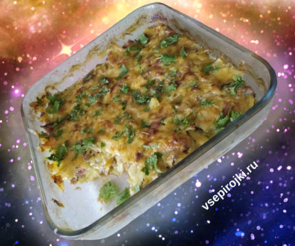 Запеканка с курицей
