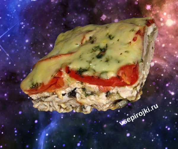 Запеканка с курицей - из куриного филе и фарша
